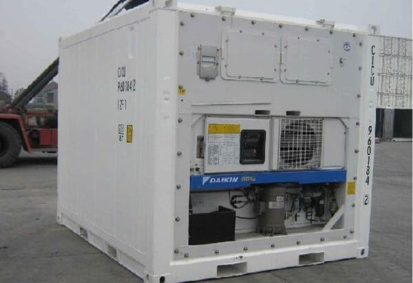 Container lạnh 10 feet phù hợp sử dụng với lượng hàng hóa ít