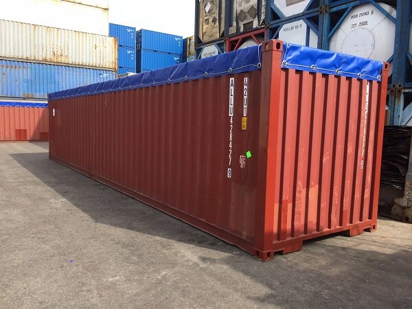 Chất liệu và kích thước của container open top