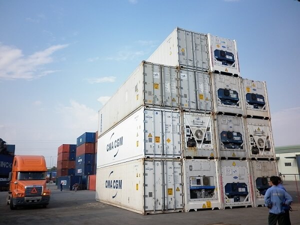 Các loại container lạnh dùng để vận chuyển hàng hóa dễ hư hỏng